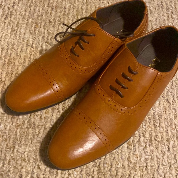 NEW Men’s Leather Dress Shoes - Picture 1 of 4